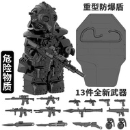 Produk Laris Disyorkan Patung Kecil Serasi Lego Delta Force, Patung Kecil Polis Khas Weilong, Patung