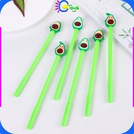 Cr-a9 Pen/Pen Cute Avocado Character Pen Avocado Stationary Stationery