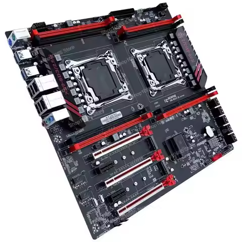 X99 dual CPU motherboard LGA 2011-3 supports E5 V3 V4 CPU DDR4 memory eight channels Dual 2.5G netwo