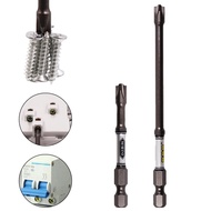 【HOT】 Ready Stock 65-110mm Magnetic Special Slotted Cross Screwdriver Bit for Electrician FPH2 6mm