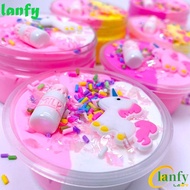 LANFY Unicorn Puff Slime Clay, Rainbow Slime Cute Unicorn, Candy Accessories Plastic Clay Light Clay