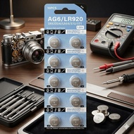 P【Hantar Cepat】 Alkaline Button Cell LR44 LR41 LR43 LR521 LR621 LR626  LR920 LR1130 CR2032 AG13/AG10