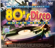 80s Disco Super Remix 2CD 24 Best Disco Dance KC & The Sunshine Band Donna Summer Boys Town Gang Don