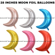 28 Inches Moon Foil Balloons Belon Foil Bulan 28 Inci