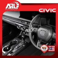 Honda Civic FE FL 11th Center Console Gear Panel Cover Carbon For Civic (2022-2025) ARL Motorsport C