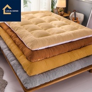 Grey Color Mattress Bedding Thicker 10cm Mattress Tatami Mattress Topper Tilam Single Queen King Sup
