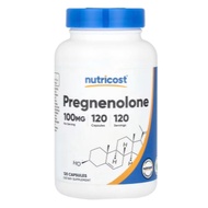 Nutricost, Pregnenolone, 10mg | 30mg | 50mg | 100mg, 120 Capsules