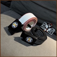 HT5 Street Dance Graffiti Hip Hop Belt Fashion Canvas Belt The Simpsons Graffiti Automatic Buckle Be