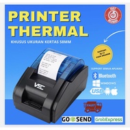 PRINTER KASIR THERMAL BLUETOOTH VSC - P58UB (USB + BLUETOOTH) DESKTOP PRINTER