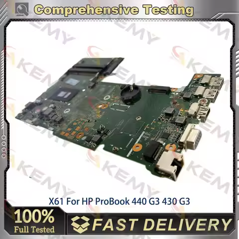 DA0X61MB6G0 Laptop Motherboard For HP ProBook 440 430 With i3 i5 i7 CPU DDR3L 830935-001 Mainboard 1