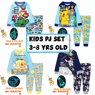 Cuddle Me 3-8 Years Old Kids Pyjamas / Glow in the Dark Children Sleepwear / Kids Pajamas Set