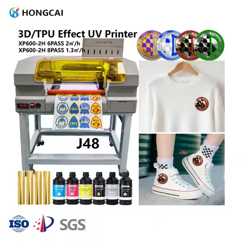 Best A3 30CM UV Printer 3D Textile Patches Printer TPU LOGO Prints Uv Printer Machine for UV Textile