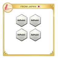 AdPower Sonic HEXAGON (Silver, SS) Sound quality improvement sheet for audio equipment and instrumen