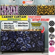 SUPERSAVE Cabinet Curtain Skirting Kabinet Dapur Kitchen Curtain Langsir Dapur Kabinet Curtain Langs