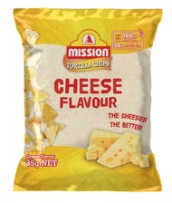 [Not for Sale] Mission Tortilla Chips Cheese Flavour 35g