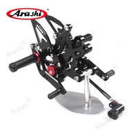Arashi V2.2 CNC Adjustable Footrest Rearset For KAWASAKI Ninja 500 / Z500 / ABS 2024 2025 Motorcycle