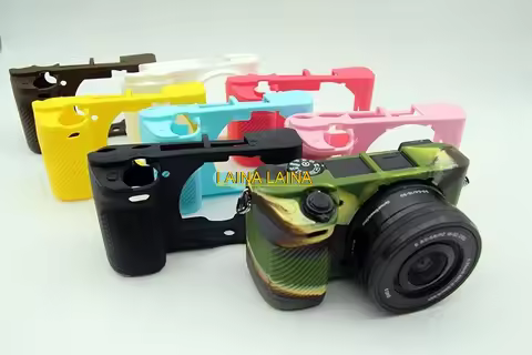 Camera Soft Silicone Case Body Protective Cover For Sony A6000 A6400 A6300 A6500 A5100 A5000Mirrorle