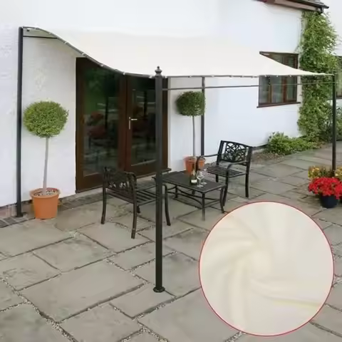 300D Outdoor Roof Replacement Canvas Cover Waterproof Tent Gazebo Top Canopy Sun Shelter Cloth Patio
