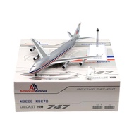 JC Wings 1: 200 alloy aircraft model American Airlines B747-100 N9665 Die-Cast Vehicles