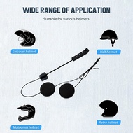 BT8 Motorcycle Helmet Bluetooth Headset BT5.0 180-2000KHZ Noise Reduction Stereo Automatic Answering Riding Headset
