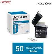 (หมดอายุ: ตุลาคม 2025) ACCU CHEK Guide Test Strips 50/100แผ่น ACCUCHEK -พร้อมสต็อก