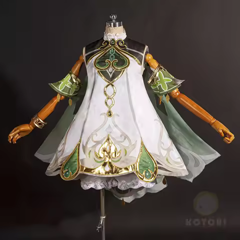 Genshin Impact Nahida Cosplay Costume Full Set Including Dress Wig Cute Anime Outfit Girls Perfect F