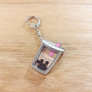 趣玩台灣吊飾/鑰匙圈-珍珠奶茶(粉紅)