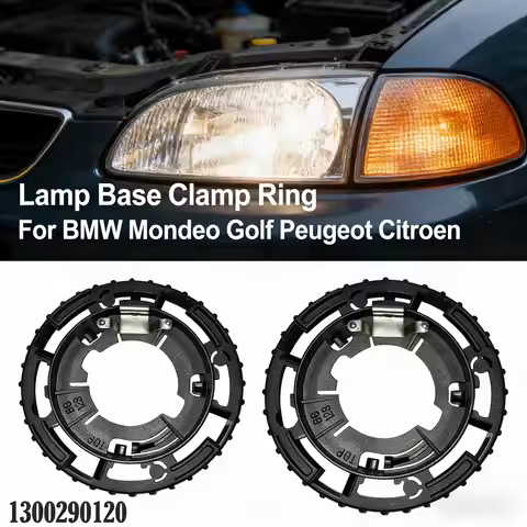 X95-2 Pcs Lamp Buckle Base Xenon Lamp Base Clamp Ring D2S 1300290120 For BMW Mondeo Golf Citroen