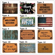 Welcome Family Decorative Funny Doormats Welcome Mats Entrance Mat Floor Mat Door Mat Rug