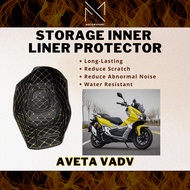 AVETA VADV Scooter Storage Inner Liner Protector Skuter Box Storage Cover PU Leather Padding Motorcy