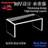 [48H Shipping] Acrylic Storage Rack Desktop U Display Rack Cabinet Storage Rack Divider Refrigerator