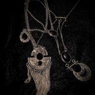 Beatrix Hemlock Neclace - Goth Gothic Necklace Vamp Grunge