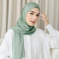 Lozy Hijab - Medina Eyelash Shawl (Pashmina Satin Silk Bordir Pinggir)