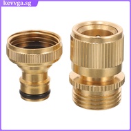 kevvga  Garden Hose Connector Quick Disconnect Fittings Thread Pressure Washer Adapter Repair High
