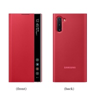 Original Samsung Galaxy Note10 Plus Note10 + Note10สมาร์ทกรณีพลิกดูสำหรับ Samsung Galaxy S20 S20 +/S