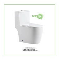 SORENTO 6 ICNH Water closet One Piece rimless wc Jamban bilik tandas jarak 150mm SRTWC286 tandas dud