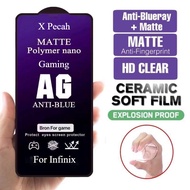 (Infinix X Pecah Game Ceramic Blueray+Matte)Smart 5/Note 8 Hot 12 6 G88 10s 11 10 Pro Play Zero X Ne