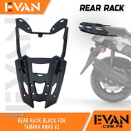 evan.com_ph Black Rear Rack Top Box Bracket For Yamaha NMAX V2 Motorcycle 5674