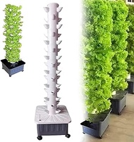 Hydroponic Growing Kits 45 Holes Hydroponics Growing System ｜ Indoor Grow System Vertical Grow Tower, Hydroponic Planting Equipment For Herbs, Fruits And Vegetables，Gifts For Men Women