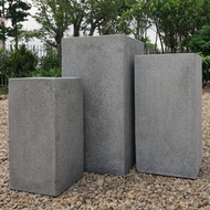 Grindstone Pot 30*30*60cm Height 60cm Rectangular Standing Plant Pot