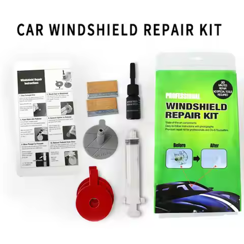 Windshield Crack Repair Kit Body Repair Tool Glass Crack Repair Supply Windshield Repair Car Window 