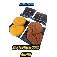 RATION TNI Profortis Biscuits ARMY Biscuits Chocolate Vanilla and Cheese Biscuits