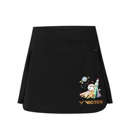 Victor Tennis Skirt Sports Short Women Speed Dry Pants Anti glare Feather Half body Outdoor Running Fitness Skirt Mesh Fast Dry Table Tennis Skirts Tennis Skirt Sports Running Skir