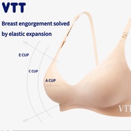 VTT Women's Nursing Bra - Soft, Antibacterial Fabric with Memory Foam Pads | Comfortable Stretch Des
