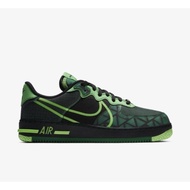 Sepatu Nike AF 1 LOW React Naija Black Green Original 100% BNIB