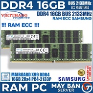 Ram Server ECC Registered Samsung 16GB 2Rx4 DDR4 Bus 2133MHz Running Beautiful X99 DDR4 Mainboard (O