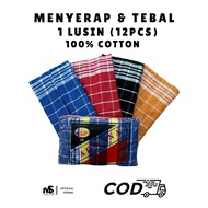 ARWANA Jumbo Colored Napkins, 1 Dozen - High Quality