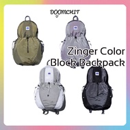 MADDEN Zinger Color Block Backpack 24L | Large Capacity Laptop Bag | Stylish School Bag for Women & 