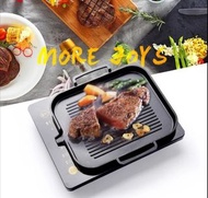 電磁爐烤盤, 家用不粘無煙烤肉鍋, 鐵板燒|Electric stove  grilled pan #goodbyeapril