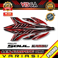 Stiker Mio Soul Lama Striping Mio Soul Karbu Striping Mio Soul Ori 2011